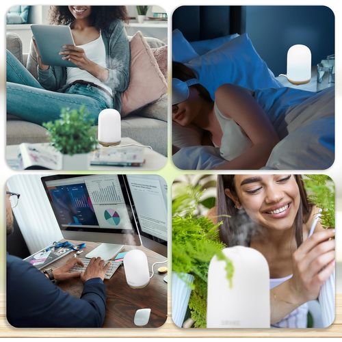 Ad11 Diffuseur D'arômes Brumisateur D'huiles Essentielles Purificateur D'air Aromathérapie