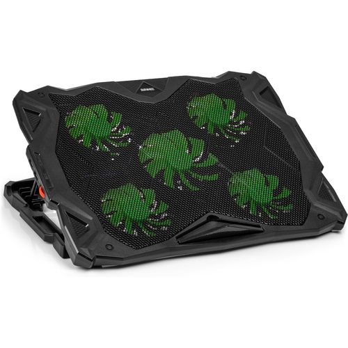 Lc1 Refroidisseur Ordinateur Portable 5 Ventilateurs Tapis Refroidisseur Pour Laptop