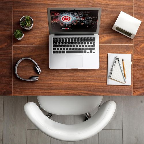 Plateau Pour Bureau Assis Debout De 120 X 60 X 2cm Duronic Tt120 Wt