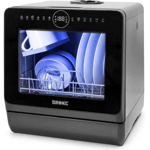 Lave-vaisselle De Table 950w Lave Vaisselle Posable Portable Compact 7 Programmes - Dw5 Bk