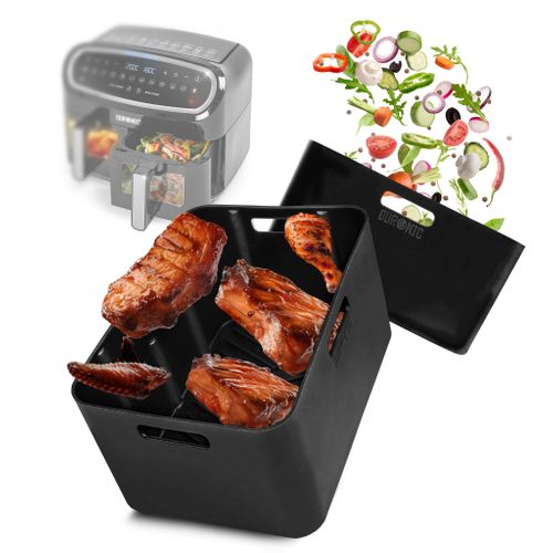 Afl1 2x Moules En Silicone Plats Réutilisables Accessoires Pour Friteuse à Air Airfryer