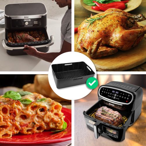 Afl2 1x Moule En Silicone Plat Réutilisable Accessoire Pour Friteuse à Air Airfryer