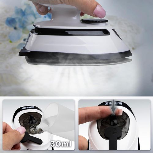 Si4 Wb Mini Fer à Repasser à Vapeur De Voyage 420w Réservoir D'eau De 30 Ml Compact