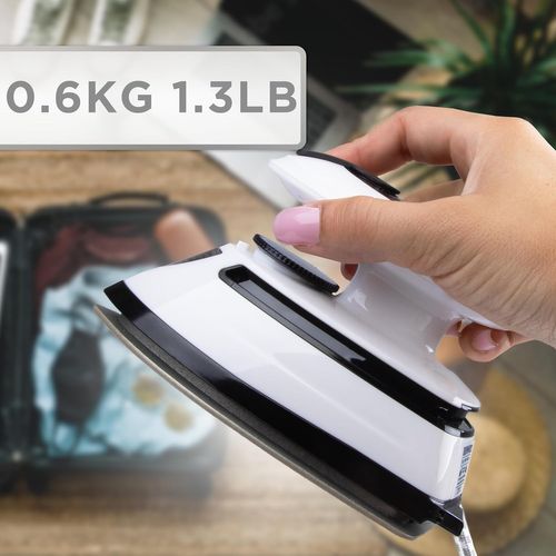 Si4 Wb Mini Fer à Repasser à Vapeur De Voyage 420w Réservoir D'eau De 30 Ml Compact