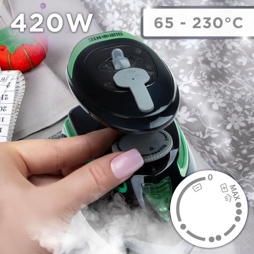 Si4 Bg Mini Fer à Repasser à Vapeur De Voyage 420w Réservoir D'eau De 30 Ml Compact