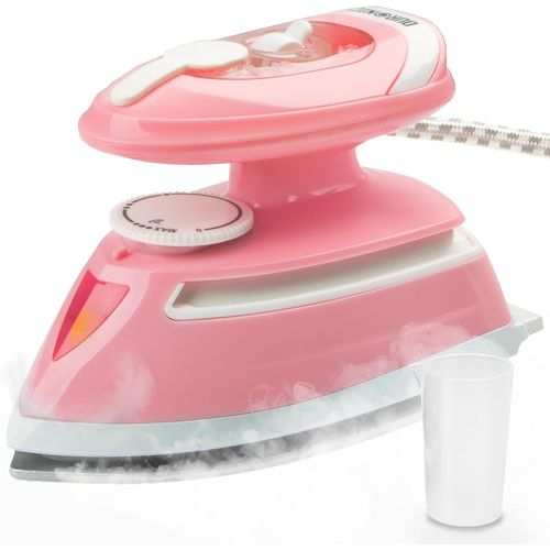 Si4 Pw Mini Fer à Repasser à Vapeur De Voyage 420w Réservoir D'eau De 30 Ml Compact