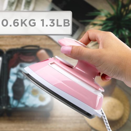 Si4 Pw Mini Fer à Repasser à Vapeur De Voyage 420w Réservoir D'eau De 30 Ml Compact