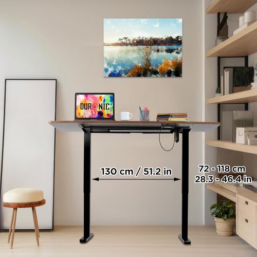 Cd160 Bt Bureau Assis-debout Électrique Plateau De 160 Cm Hauteur Ajustable 72 à 118 Cm
