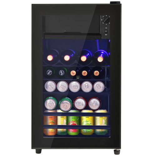 Mini Réfrigérateur Cube Noir 6l+70l