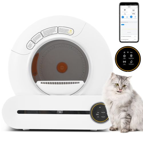 65l Litière Robot Connectée - Maison De Toilette Pour Chat