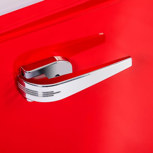 Réfrigérateur Congélateur 2 Portes Vintage 60l, Rouge