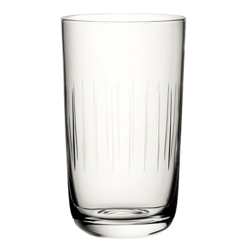 Verres Hauts Rainurés Nid D'abeille Raffles 420ml - Lot De 6 -