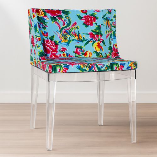 Chaise Madame Bleu Bois Naturel