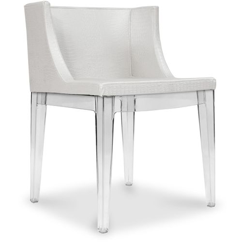 Chaise De Salle à Manger Design - Pieds Transparent - Madame  Transparent