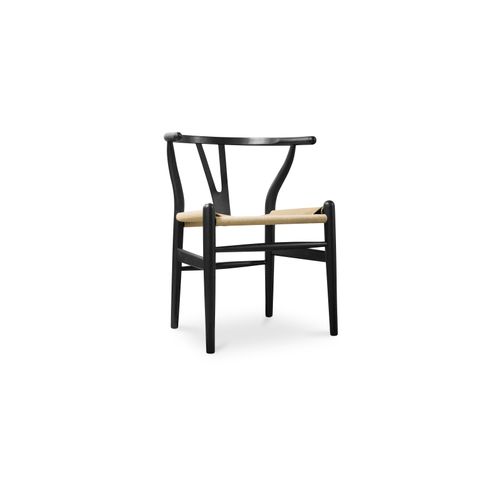 Chaise De Salle à Manger Design Scandinave Bois Assise En Corde - Wish Bois Naturel