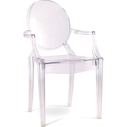 Chaise Enfant Louis King Design Transparent Transparent