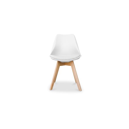 Chaise De Salle à Manger Nordic – Style Scandinave – Brielle Blanc