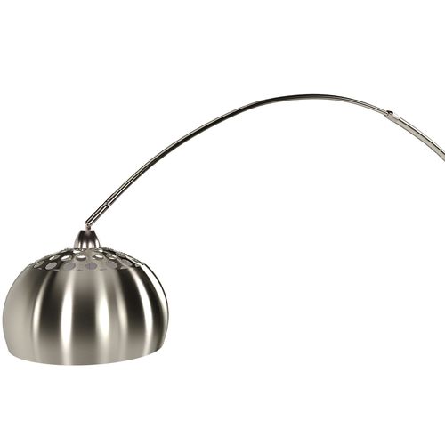 Lampadaire Avec Base En Marbre - Lampe De Salon - Lery Blanc