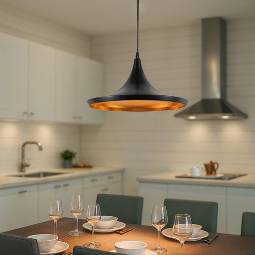 Lampe Suspension Wide Shade - Aluminium Blanc