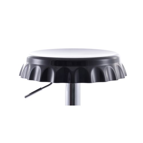 Tabouret De Bar Bouchon Pivotant - Réglable En Hauteur Noir