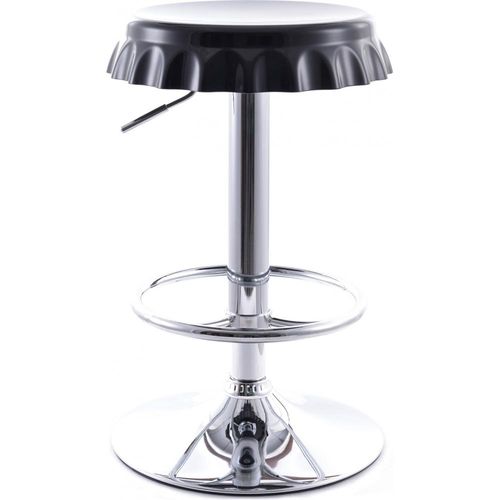 Tabouret De Bar Bouchon Pivotant - Réglable En Hauteur Noir