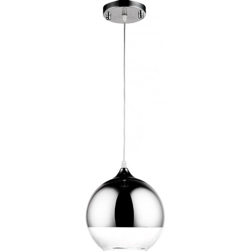 Lampe Suspension Reflexion - 25 Cm - Métal Chromé Argenté