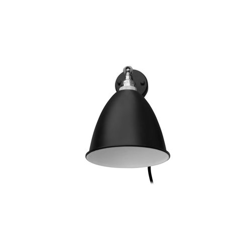 Lampe Murale Bi 7 - Acier Chromé Noir