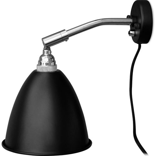 Lampe Murale Bi 7 - Acier Chromé Noir