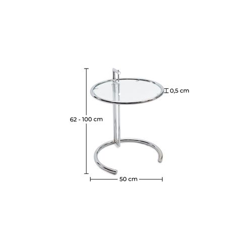 Table Adjustable F1027 - Acier Acier