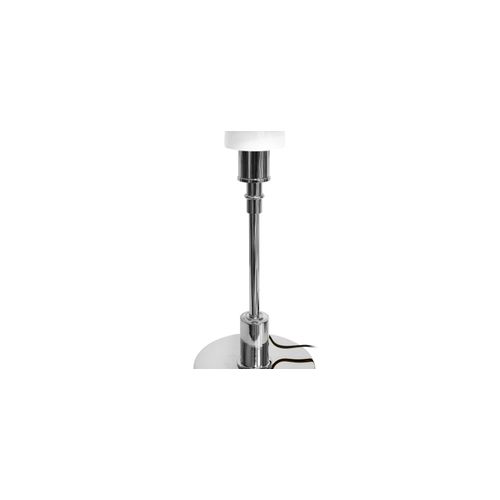 Lampe De Bureau Pl 3/2 - Acier/verre Opalin Acier