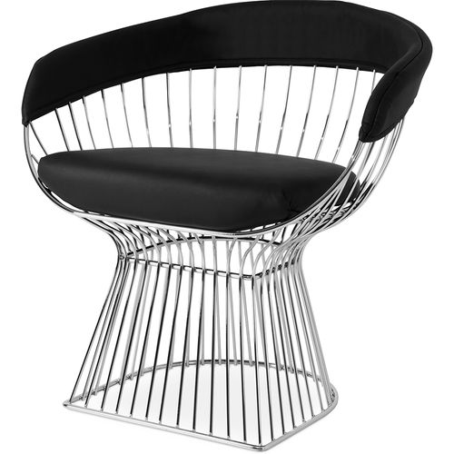 Chaise Cylinder - Cuir Premium Noir