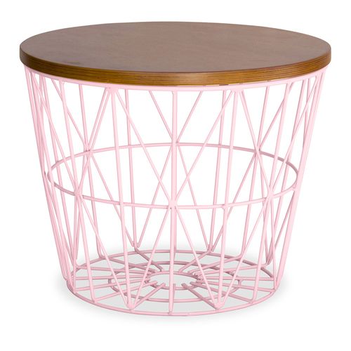 Table D'appoint Panier – Style Modern Rose