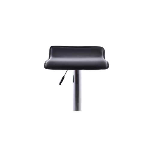 Tabouret De Bar Office Pivotant - Réglable En Hauteur Noir
