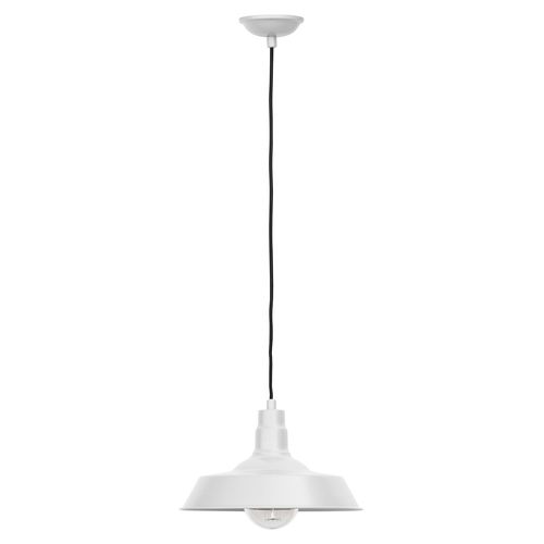 Lampe Pendante Avec Abat-jour De Couleur Edison – Acier Blanc