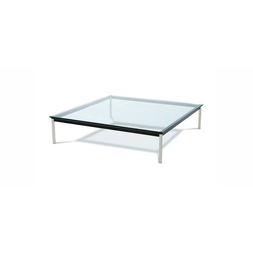Table Basse En Verre Style Squar - 70 Cm Acier