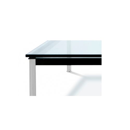 Table Basse En Verre Style Squar - 70 Cm Acier