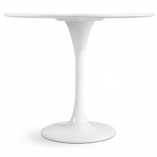 Table Tulipa - Fibre De Verre - 110 Cm Blanc