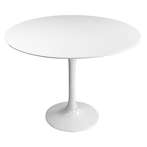 Table Tulipa - Fibre De Verre - 110 Cm Blanc
