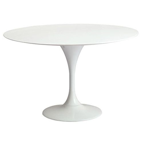 Table Tulipa - Fibre De Verre - 110 Cm Blanc