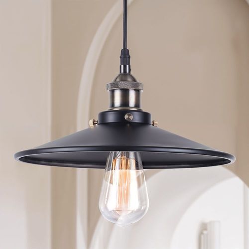 Lampe Pendante Edison 161 - Aluminium Noir