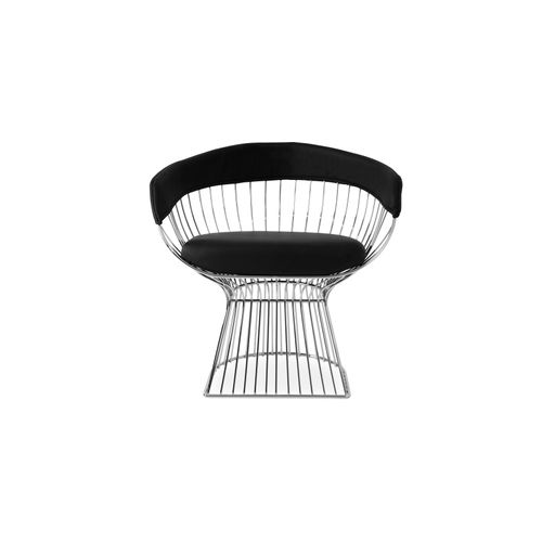 Chaise Cylinder - Simili Cuir Blanc