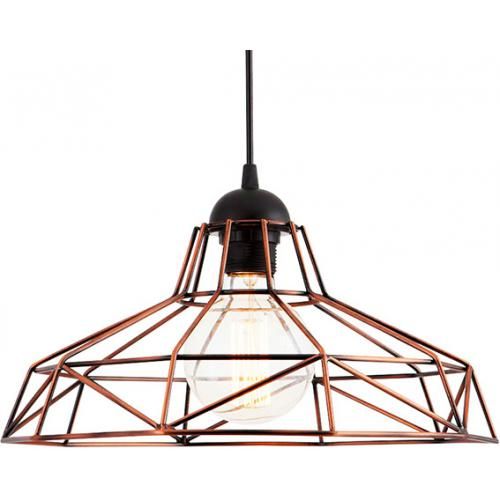 Lampe Suspension Edison Retro Doré