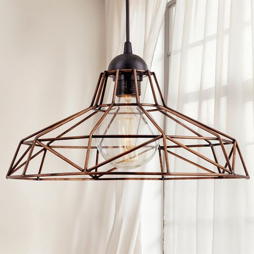 Lampe Suspension Edison Retro Doré