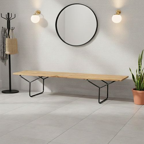 Banc En Bois Style Nordique (180cm) - Lea Bois Naturel