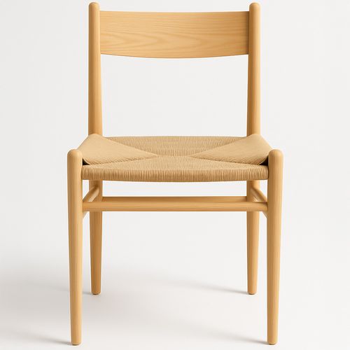 Chaise Cw-36 Design Boho Bali  Blanc