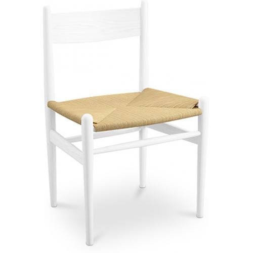 Chaise Cw-36 Design Boho Bali  Blanc