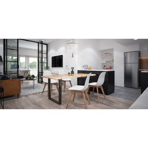 Chaise à Manger Design Scandinave Brielle  Orange