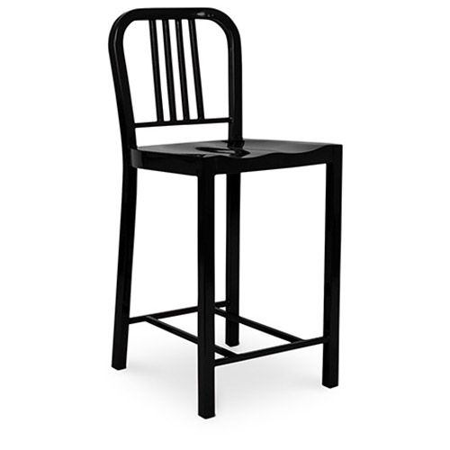 Tabouret Bruno Moyen - 60cm Noir