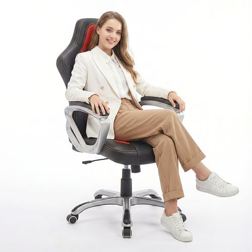 Chaise De Bureau Racing Gaming Ns Rouge