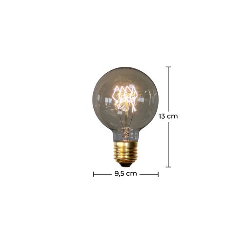 Ampoule Edison Globe à Filaments Transparent